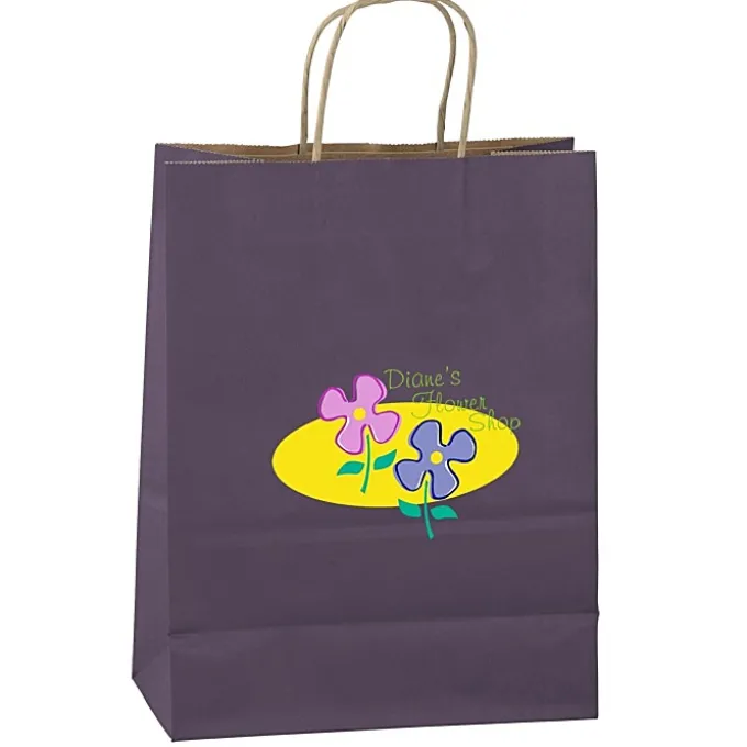 Matte Shopping Bag - 13 inches x 10 inches - Colored - Full Color