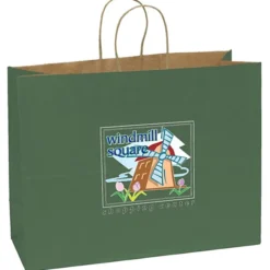 Matte Shopping Bag - 12 inches x 16 inches - Colored - Full Color