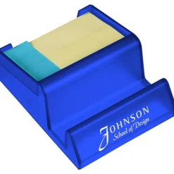 Media Stand with Adhesive Notes - Translucent