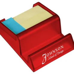 Media Stand with Adhesive Notes - Translucent