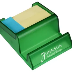 Media Stand with Adhesive Notes - Translucent