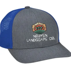 Melange Heather Low Profile Trucker Cap