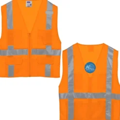Mesh Six-Pocket Zippered Vest