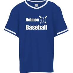 Mesh V-Neck Baseball Jersey - Youth
