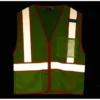 Mesh Zippered Two-Tone Vest