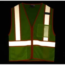 Mesh Zippered Two-Tone Vest