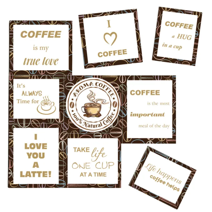 Message Magnet - 5-3/4 inches x 5-3/4 inches