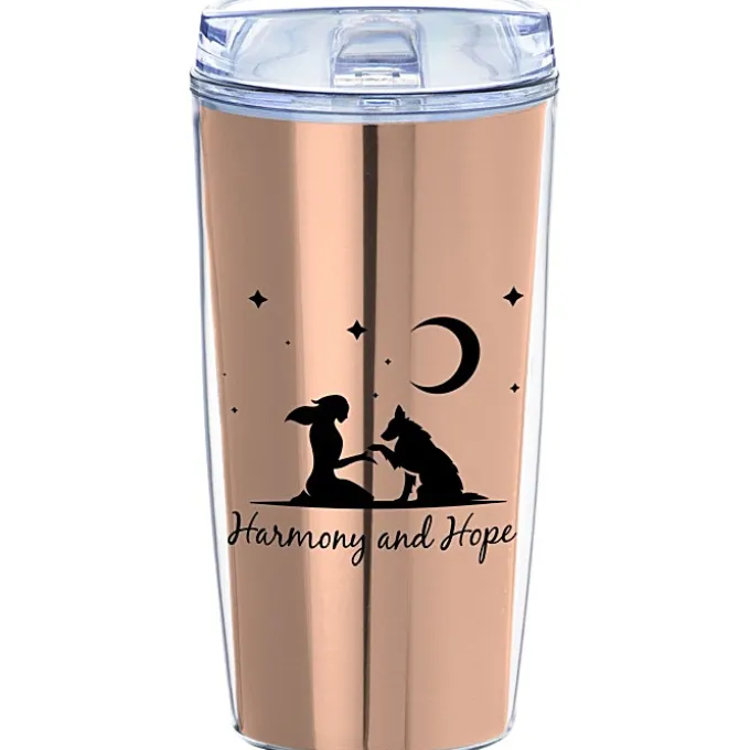 Metallic Ringo Travel Tumbler - 18 oz.