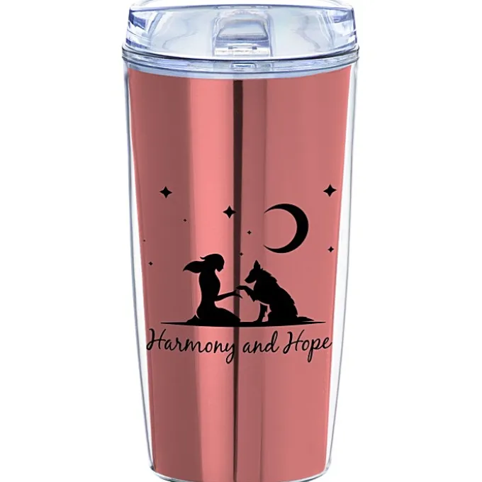Metallic Ringo Travel Tumbler - 18 oz.