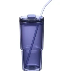 Mia Acrylic Tumbler with Straw - 24 oz