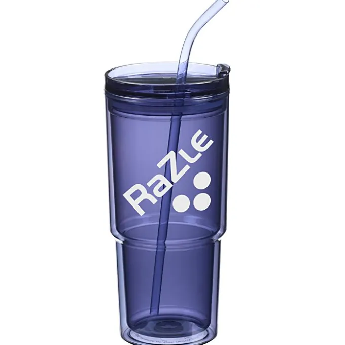Mia Acrylic Tumbler with Straw - 24 oz