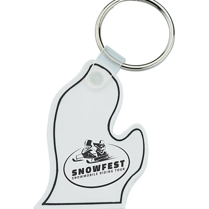 Michigan - Lower Soft Keychain - Opaque