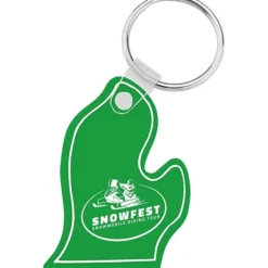 Michigan - Lower Soft Keychain - Opaque