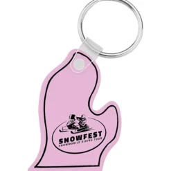 Michigan - Lower Soft Keychain - Opaque