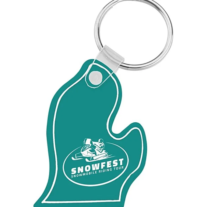 Michigan - Lower Soft Keychain - Opaque