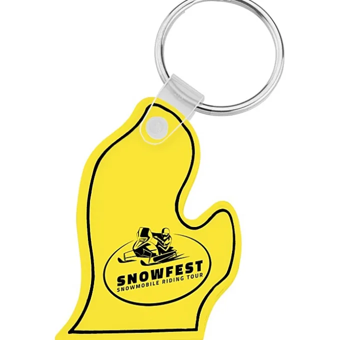 Michigan - Lower Soft Keychain - Opaque