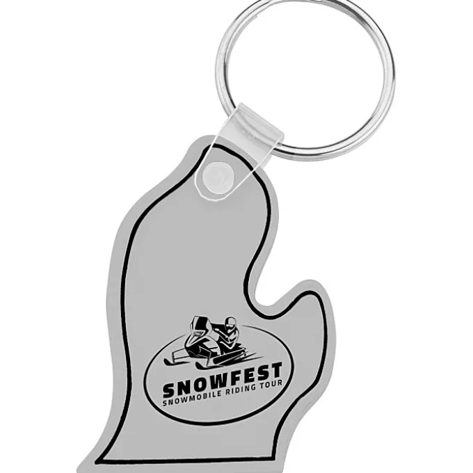 Michigan - Lower Soft Keychain - Opaque