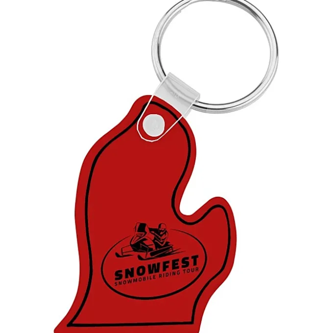 Michigan - Lower Soft Keychain - Opaque