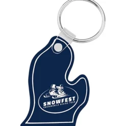 Michigan - Lower Soft Keychain - Opaque