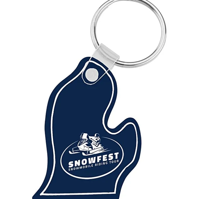 Michigan - Lower Soft Keychain - Opaque