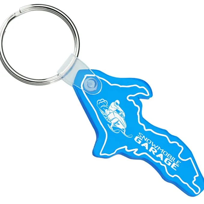 Michigan - Upper Soft Keychain - Translucent