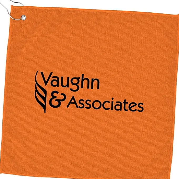 Microfiber Golf Towel - 15 inches x 15 inches - 24 hr