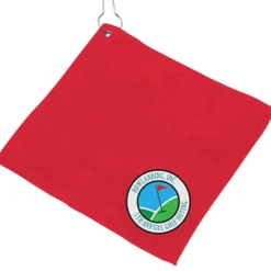 Microfiber Golf Towel - 12 inches x 12 inches - Full Color