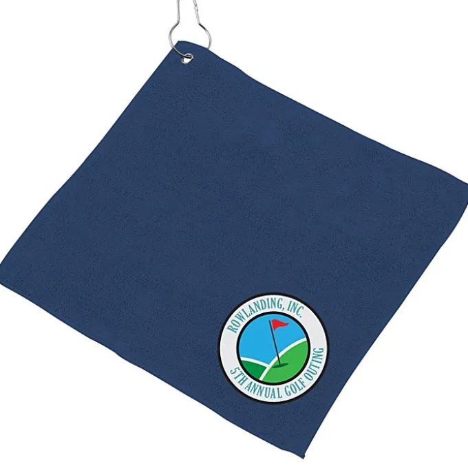 Microfiber Golf Towel - 12 inches x 12 inches - Full Color