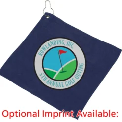 Microfiber Golf Towel - 12 inches x 12 inches - Full Color