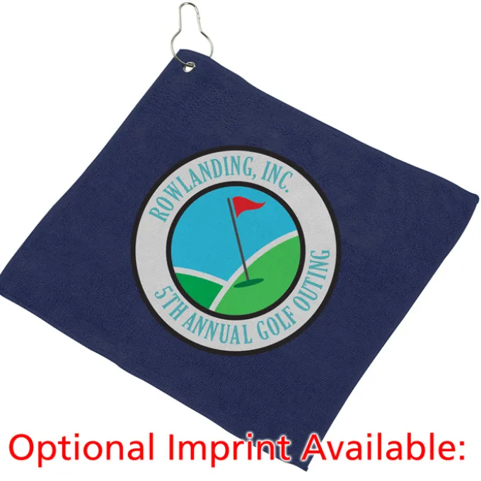 Microfiber Golf Towel - 12 inches x 12 inches - Full Color