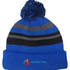 Microfleece Lined Pom Pom Beanie - 24 hr