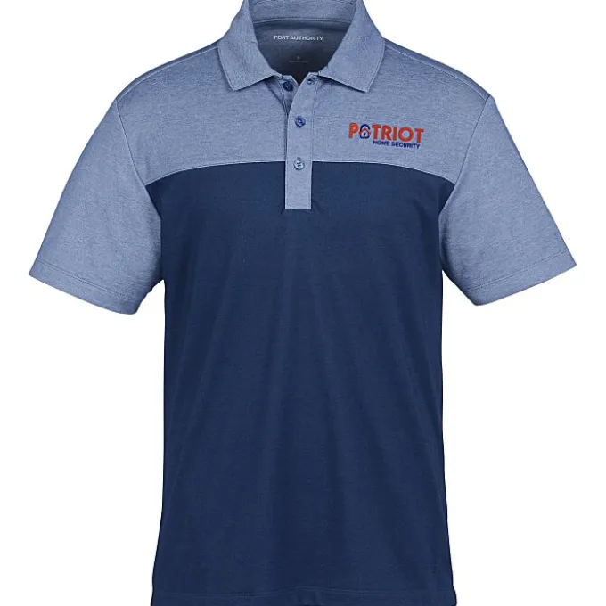 MicroPique Blend Colorblocked Polo