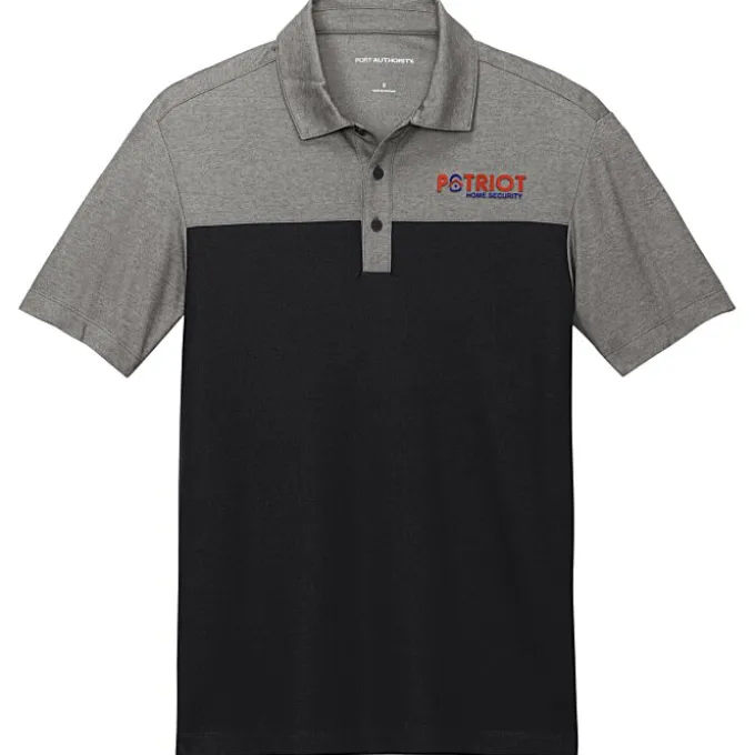 MicroPique Blend Colorblocked Polo