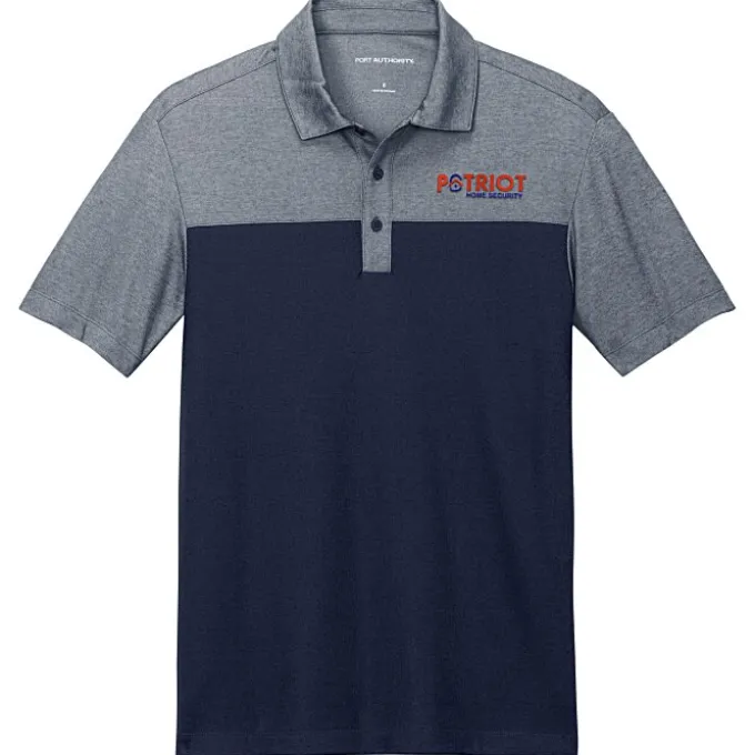 MicroPique Blend Colorblocked Polo