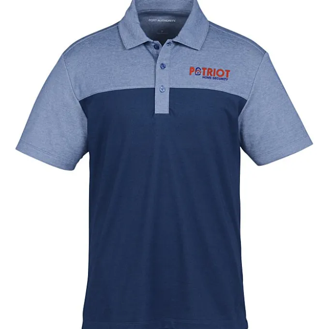 MicroPique Blend Colorblocked Polo