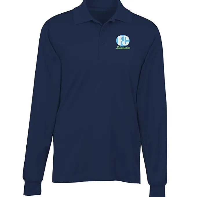 Micropique Sport-Wick Long Sleeve Polo - Men's