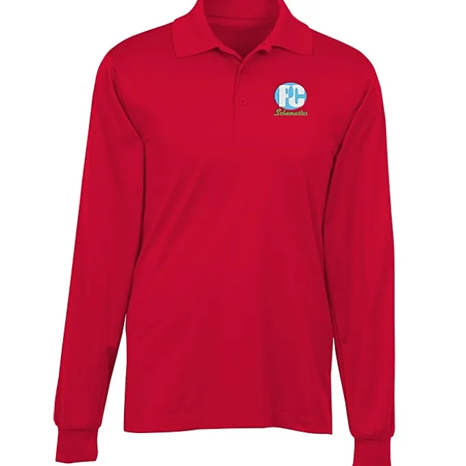 Micropique Sport-Wick Long Sleeve Polo - Men's