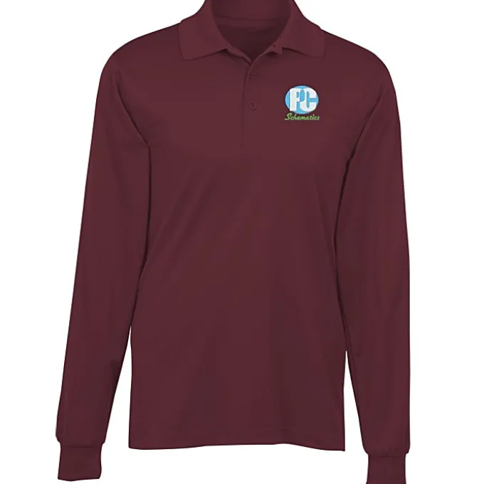 Micropique Sport-Wick Long Sleeve Polo - Men's