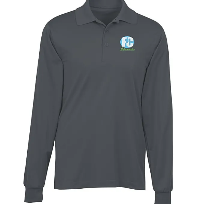 Micropique Sport-Wick Long Sleeve Polo - Men's