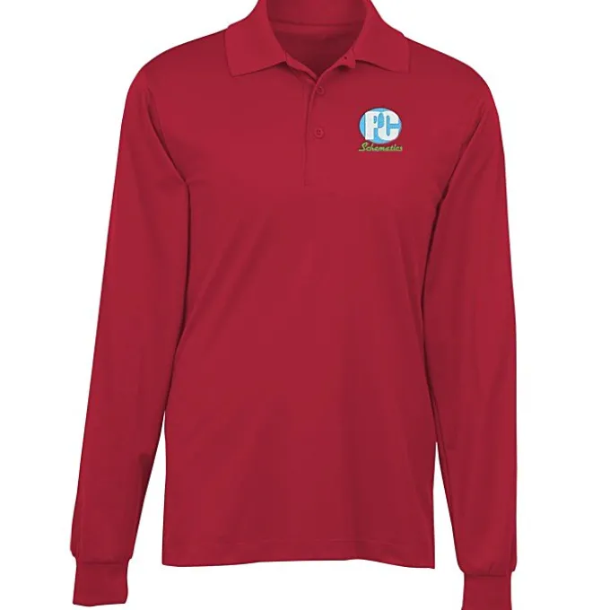 Micropique Sport-Wick Long Sleeve Polo - Men's