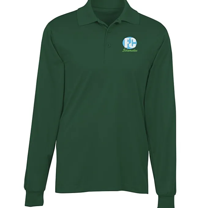 Micropique Sport-Wick Long Sleeve Polo - Men's