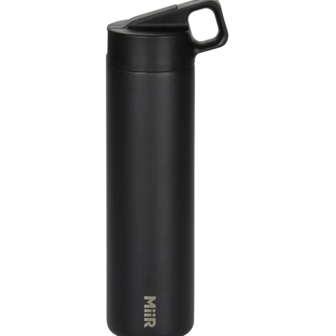 MiiR Wide Mouth Vacuum Bottle with Straw Lid - 20 oz - Laser Engraved
