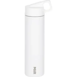 MiiR Wide Mouth Vacuum Bottle with Straw Lid - 20 oz - Laser Engraved