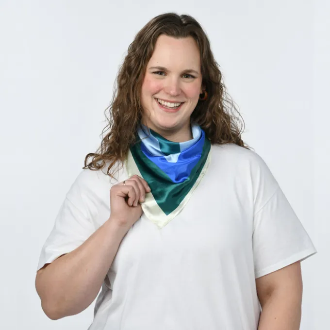 Mimic Extra Large Slip Scarf - 35 inches x 35 inches