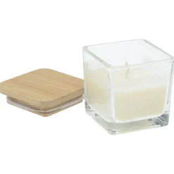 Mini Candle with Bamboo Lid