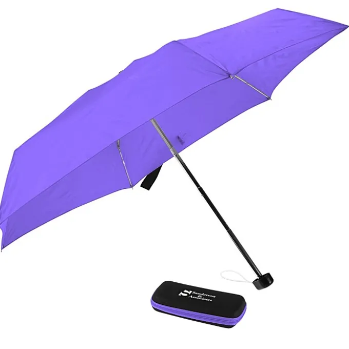 Mini Folding Umbrella with EVA Case - 37-inch Arc