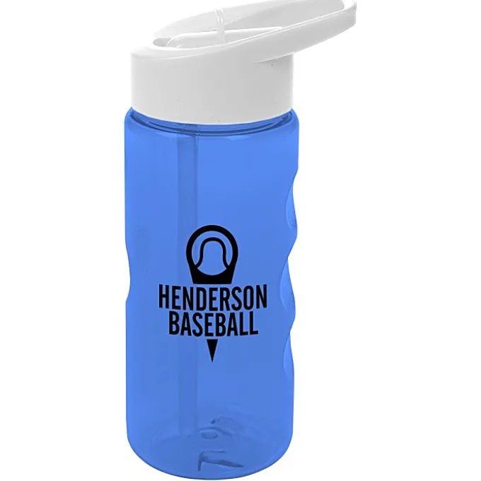 Mini Mountain Bottle with Flip Straw Lid - 22 oz