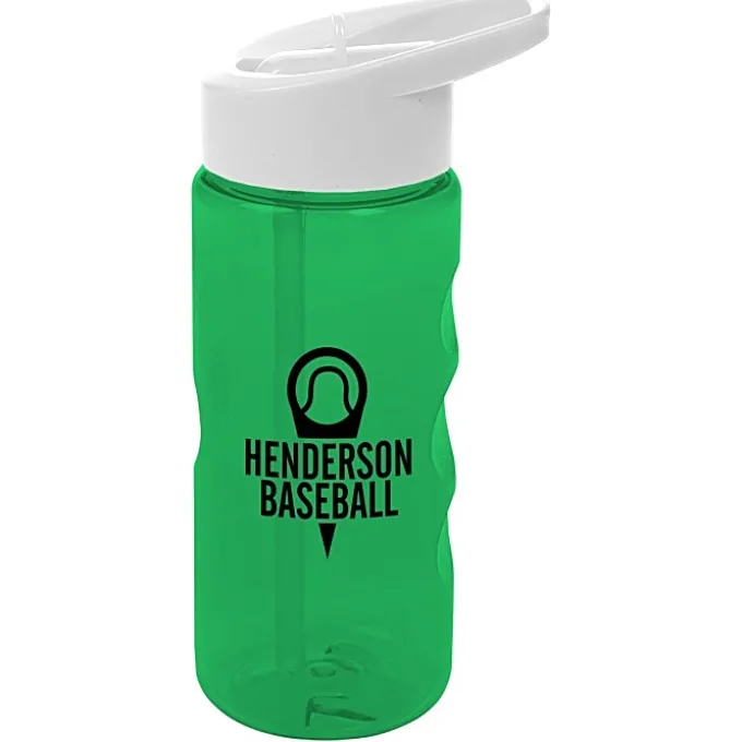 Mini Mountain Bottle with Flip Straw Lid - 22 oz