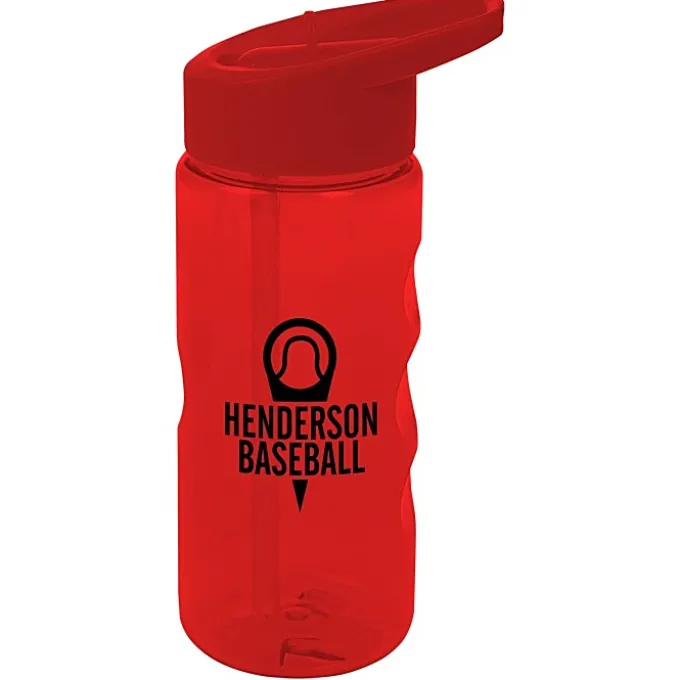 Mini Mountain Bottle with Flip Straw Lid - 22 oz