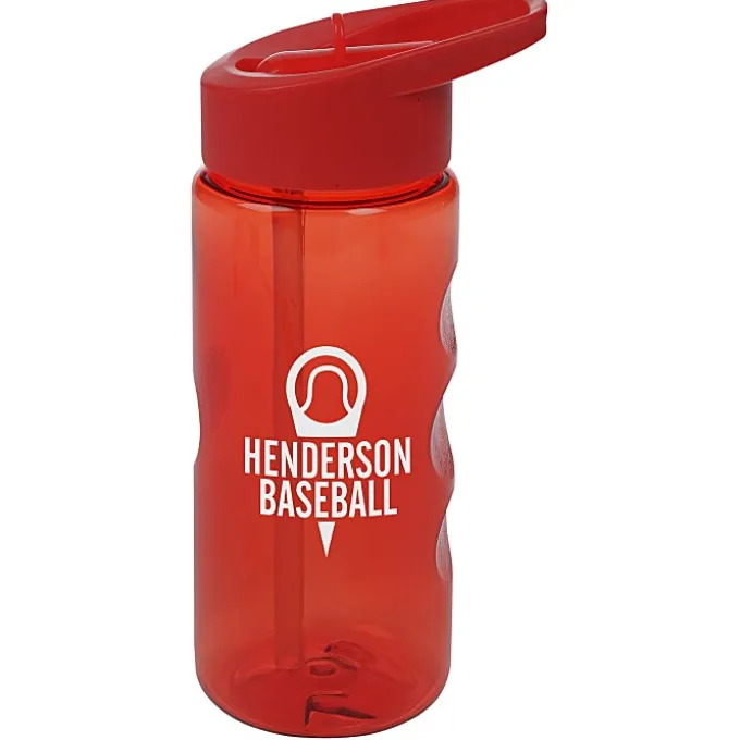 Mini Mountain Bottle with Flip Straw Lid - 22 oz
